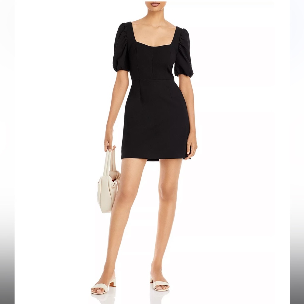 French Connection - Berina Whisper Puff Sleeve Dress Brand New! NWT